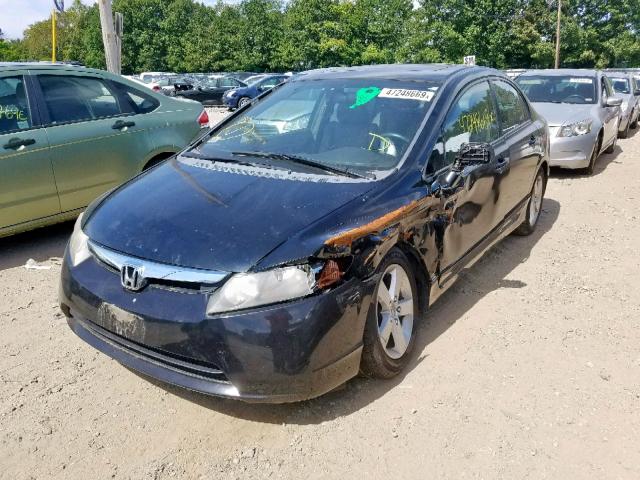 2HGFA16948H502683 - 2008 HONDA CIVIC EXL 黑色 照片 2