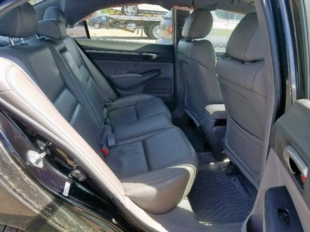 2HGFA16948H502683 - 2008 HONDA CIVIC EXL 黑色 照片 6