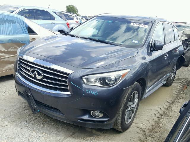 5N1AL0MN2DC318848 - 2013 INFINITI JX35 BASE GRAY photo 2