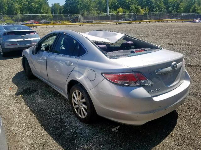 1YVHZ8DH2C5M06628 - 2012 MAZDA 6 I SILVER photo 3