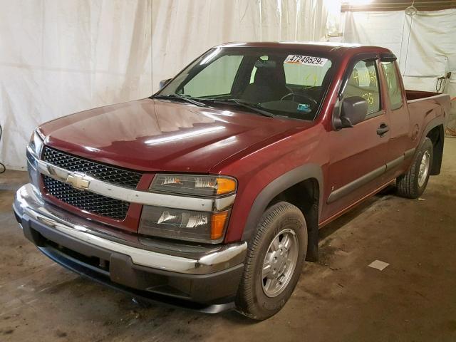 1GCCS199278224705 - 2007 CHEVROLET COLORADO RED photo 2