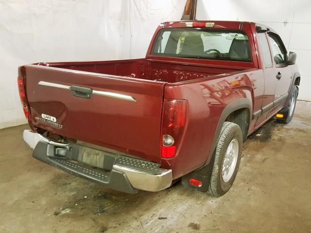 1GCCS199278224705 - 2007 CHEVROLET COLORADO RED photo 4