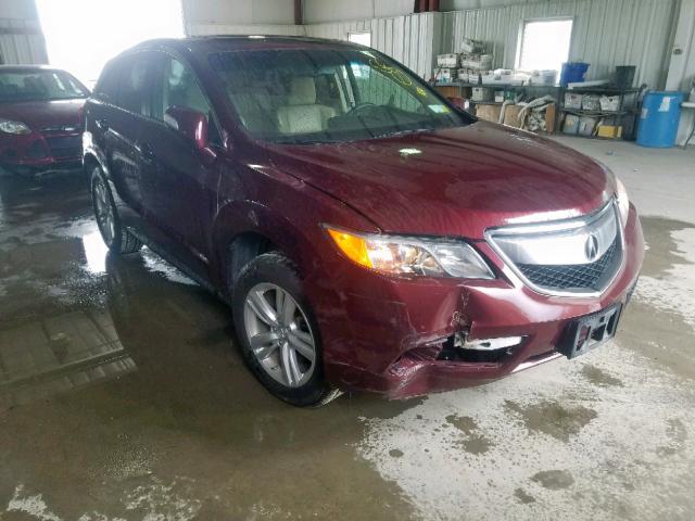 5J8TB4H33DL019628 - 2013 ACURA RDX RED photo 1