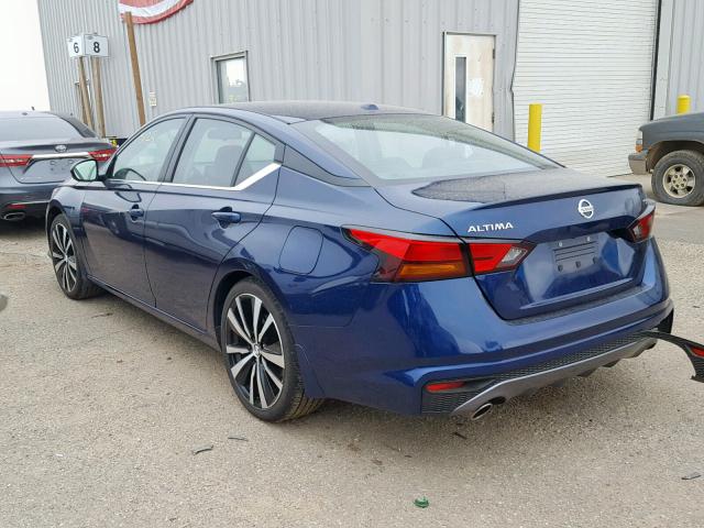 1N4BL4CV6KN319879 - 2019 NISSAN ALTIMA SR BLUE photo 3