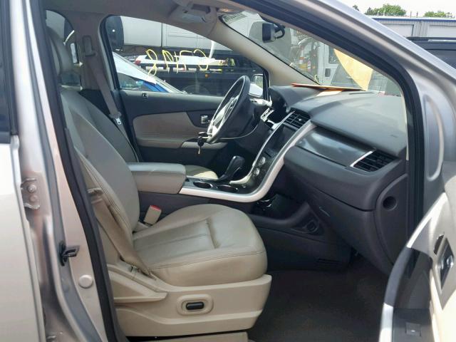 2FMDK4JC8CBA81520 - 2012 FORD EDGE SEL SILVER photo 5