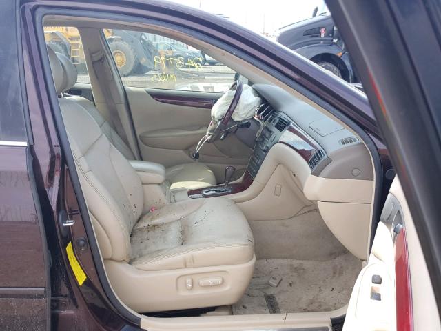 JTHBA30G140021240 - 2004 LEXUS ES 330 GRAY photo 5