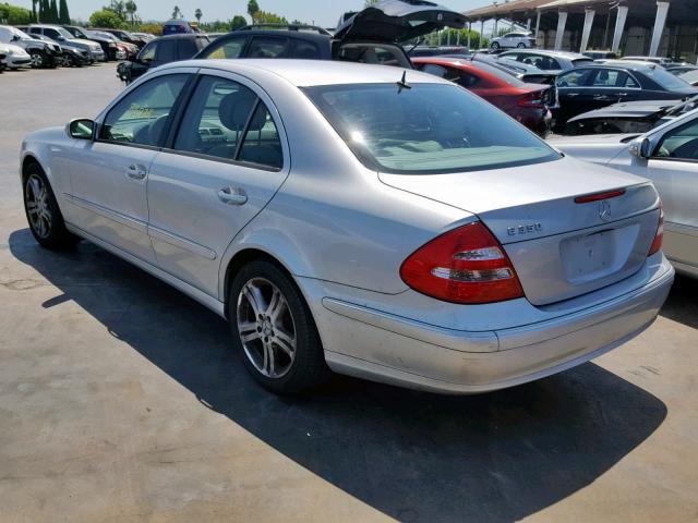 WDBUF56J16A935235 - 2006 MERCEDES-BENZ E 350 SILVER photo 3