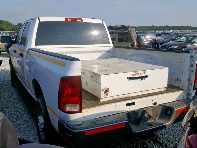 3D7TT2CT0BG593255 - 2011 DODGE RAM 2500 WHITE photo 3