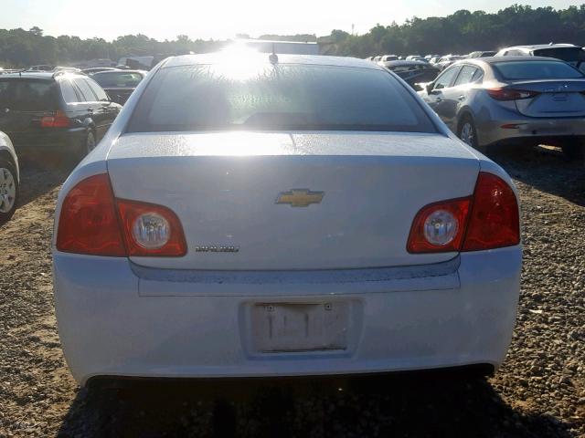 1G1ZB5E1XBF309824 - 2011 CHEVROLET MALIBU LS WHITE photo 9