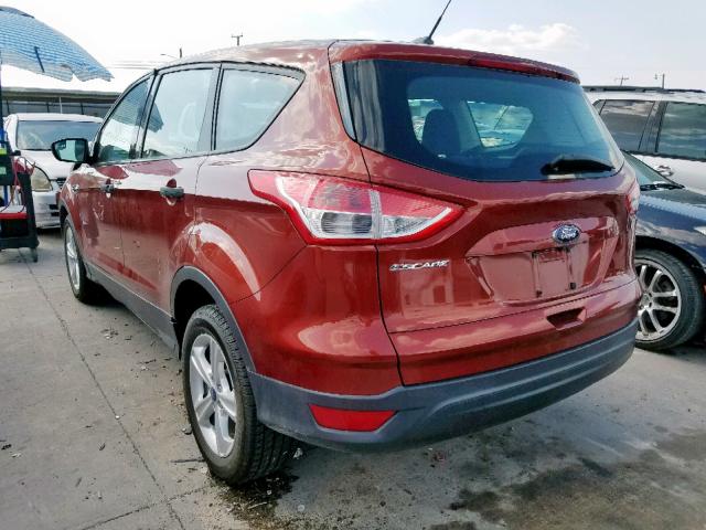 1FMCU0F79EUD56092 - 2014 FORD ESCAPE S RED photo 3