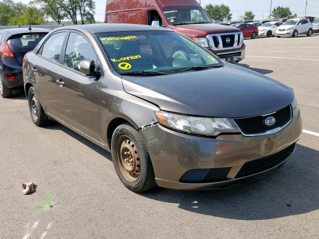 KNAFU4A26A5047217 - 2010 KIA FORTE EX BROWN photo 1