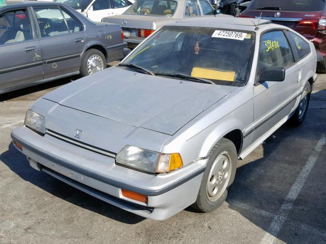 JHMEC1344HS025435 - 1987 HONDA CIVIC 1500 SILVER photo 2