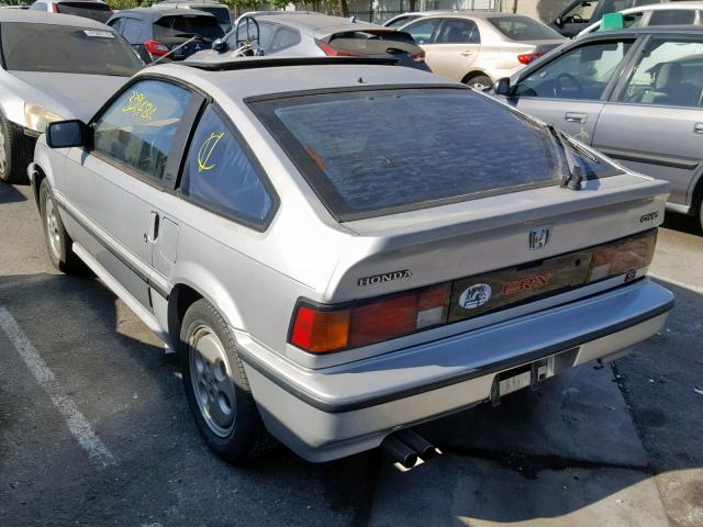 JHMEC1344HS025435 - 1987 HONDA CIVIC 1500 SILVER photo 3