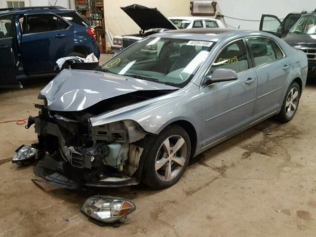 1G1ZJ57B194178765 - 2009 CHEVROLET MALIBU 2LT GRAY photo 2