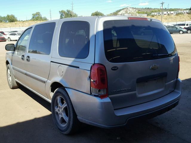 1GNDV23127D196455 - 2007 CHEVROLET UPLANDER L ვერცხლისფერი ფოტო 3