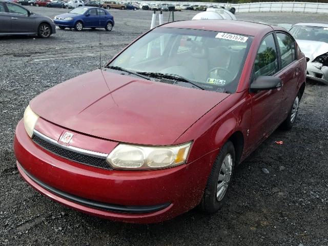 1G8AG52F34Z136469 - 2004 SATURN ION LEVEL MAROON photo 2