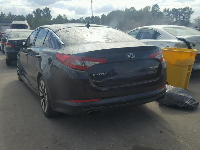 KNAGR4A63B5133563 - 2011 KIA OPTIMA SX BLACK photo 3