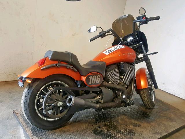 5VPMB36N9D3013299 - 2013 VICTORY MOTORCYCLES JUDGE Қызғылт сары фото 4