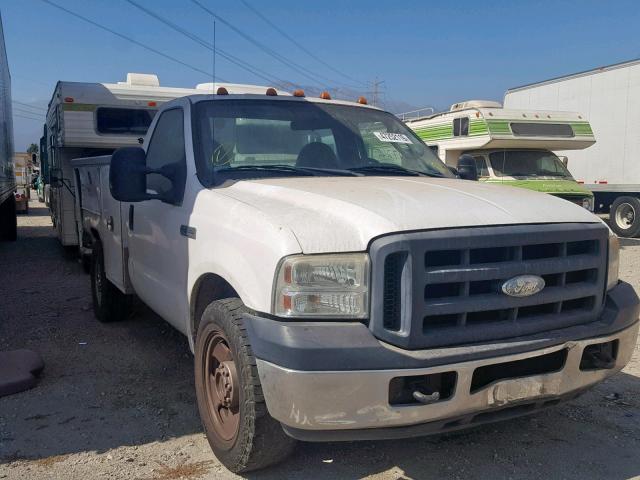 1FDWF34537EB28421 - 2007 FORD F350 SRW S WHITE photo 1