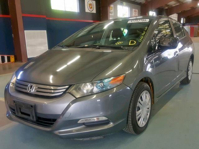 JHMZE2H59AS031269 - 2010 HONDA INSIGHT LX GRAY photo 2