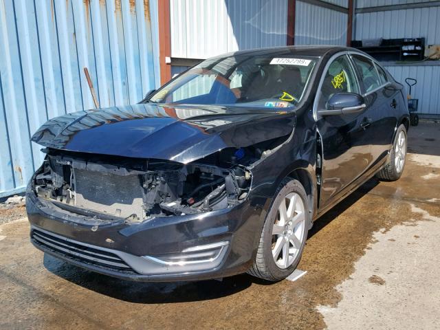 YV1612TK8G2400624 - 2016 VOLVO S60 PREMIE BLACK photo 2