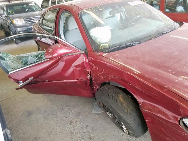2G4WC532451322384 - 2005 BUICK LACROSSE C RED photo 9