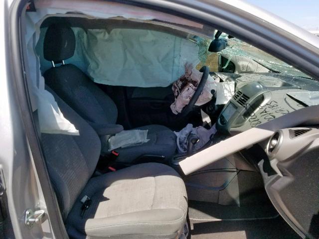 1G1JA5SH2E4235719 - 2014 CHEVROLET SONIC LS SILVER photo 5