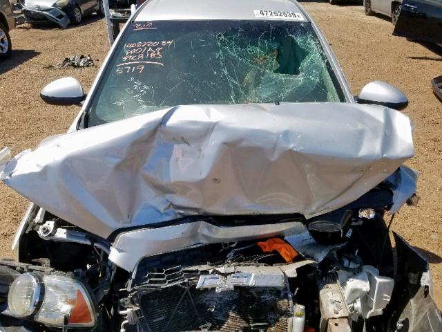 1G1JA5SH2E4235719 - 2014 CHEVROLET SONIC LS SILVER photo 7