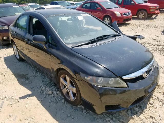 2HGFA165X9H367935 - 2009 HONDA CIVIC LX BLACK photo 1