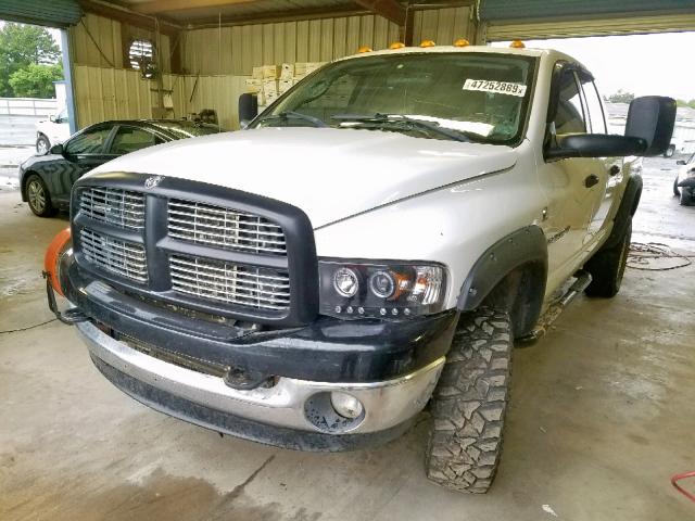 3D7KU28C94G100967 - 2004 DODGE RAM 2500 S თეთრი ფოტო 2