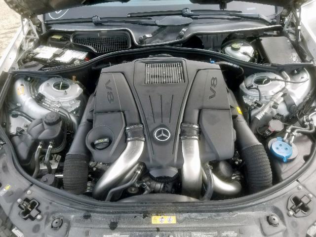 WDDNG9EB9DA518405 - 2013 MERCEDES-BENZ S 550 4MAT SILVER photo 7