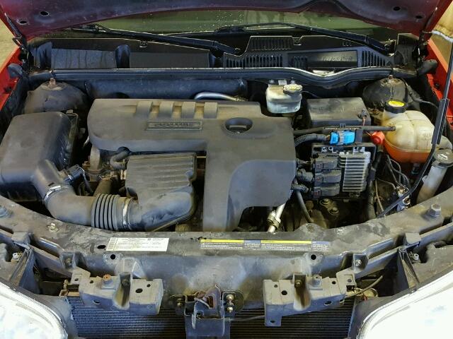 1G8AN15FX7Z112572 - 2007 SATURN ION LEVEL RED photo 7