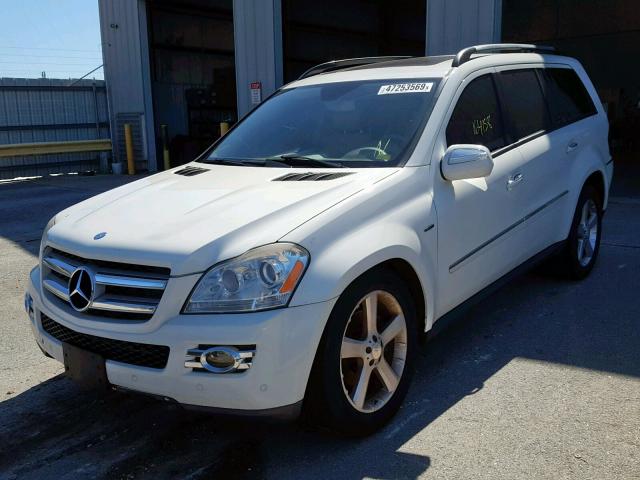 4JGBF25E69A484296 - 2009 MERCEDES-BENZ GL CREAM photo 2