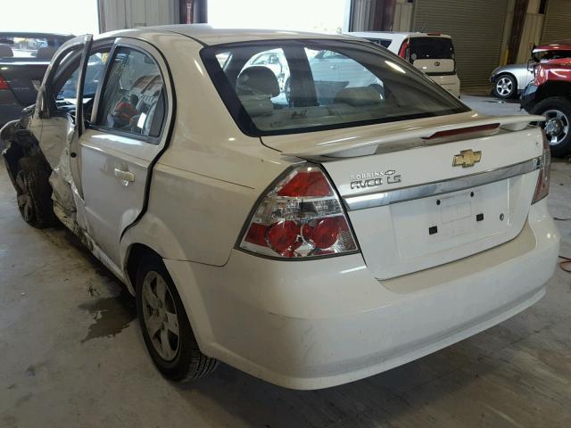 KL1TD56677B141177 - 2007 CHEVROLET AVEO BASE Ağ foto 3
