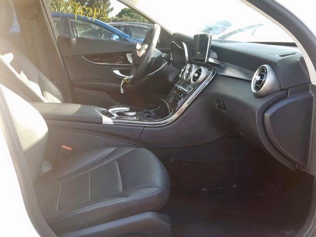 55SWF4JB4FU055222 - 2015 MERCEDES-BENZ C 300 WHITE photo 5