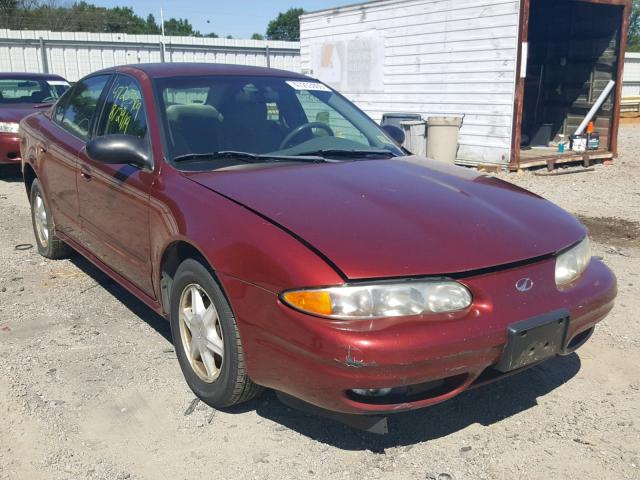 1G3NL52F53C179523 - 2003 OLDSMOBILE ALERO GL BURGUNDY photo 1