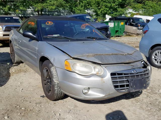 1C3EL55R34N391143 - 2004 CHRYSLER SEBRING LX GRAY photo 1