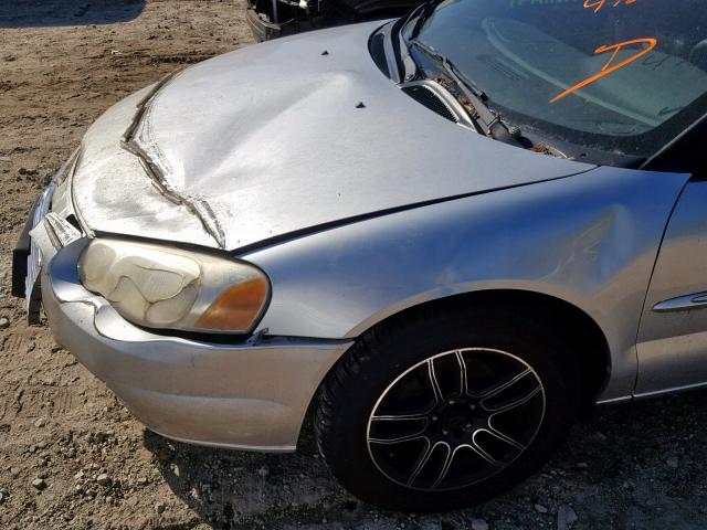 1C3EL55R34N391143 - 2004 CHRYSLER SEBRING LX GRAY photo 9