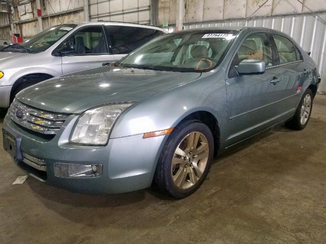 3FAFP08166R147845 - 2006 FORD FUSION SEL GREEN photo 2