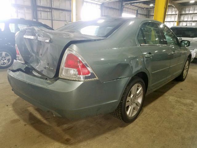 3FAFP08166R147845 - 2006 FORD FUSION SEL GREEN photo 4
