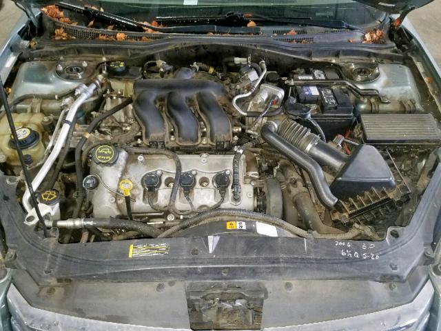 3FAFP08166R147845 - 2006 FORD FUSION SEL GREEN photo 7