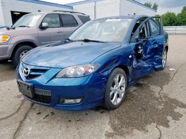 JM1BK323671717325 - 2007 MAZDA 3 S BLUE photo 2