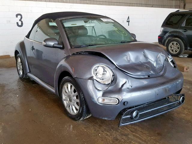 3VWCM31YX5M310780 - 2005 VOLKSWAGEN NEW BEETLE 灰色 照片 1