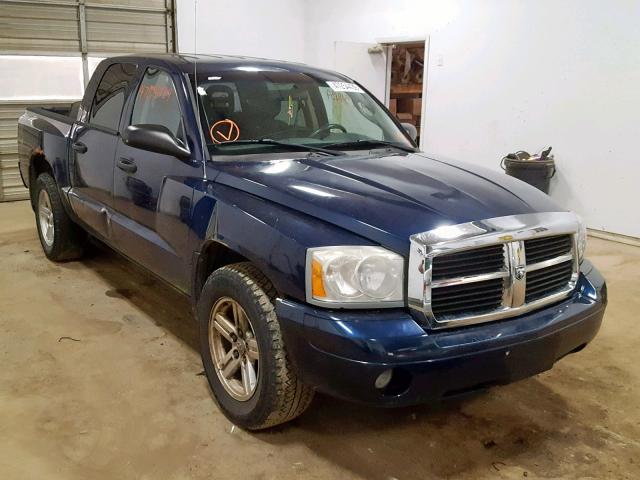 1D7HW48P77S178115 - 2007 DODGE DAKOTA QUA BLUE photo 1