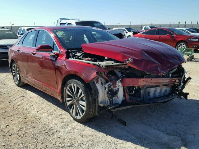 3LN6L5E90HR646507 - 2017 LINCOLN MKZ RESERV RED photo 1