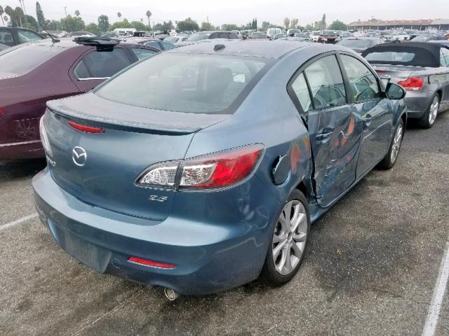 JM1BL1S69A1311123 - 2010 MAZDA 3 S BLUE photo 4