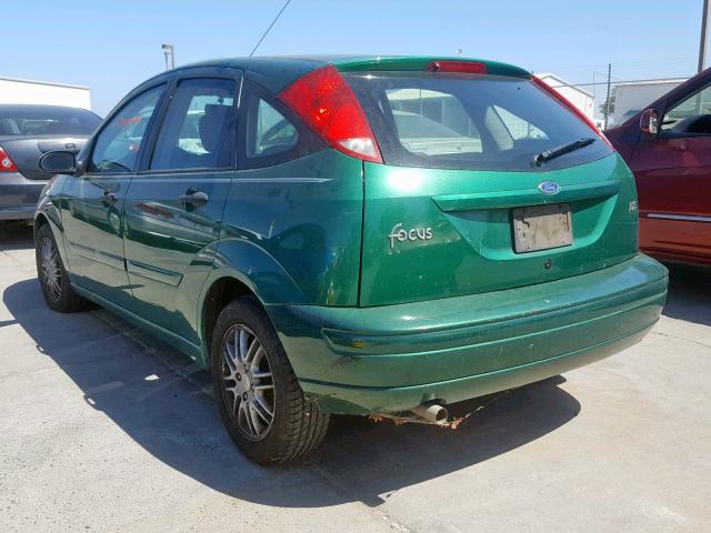 3FAFP37383R107444 - 2003 FORD FOCUS ZX5 GREEN photo 3