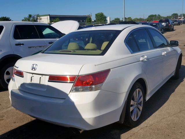 1HGCP2F82BA061964 - 2011 HONDA ACCORD EXL WHITE photo 4