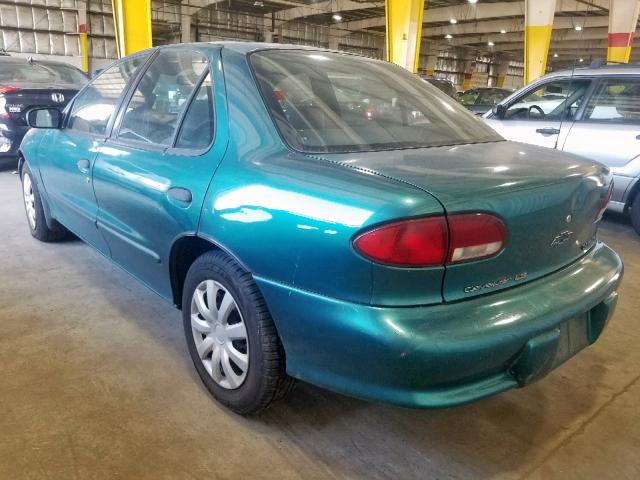 1G1JF52T0W7120168 - 1998 CHEVROLET CAVALIER L GREEN photo 3