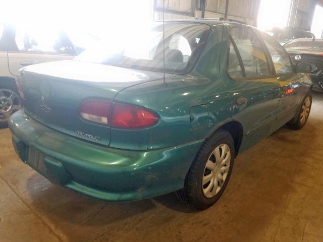 1G1JF52T0W7120168 - 1998 CHEVROLET CAVALIER L GREEN photo 4